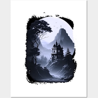 The Lonely Castle - AI Art Posters and Art